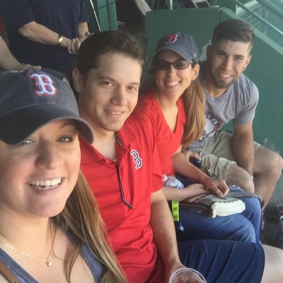 Red Sox game with the Myers Family! + Jade & Kevin :)