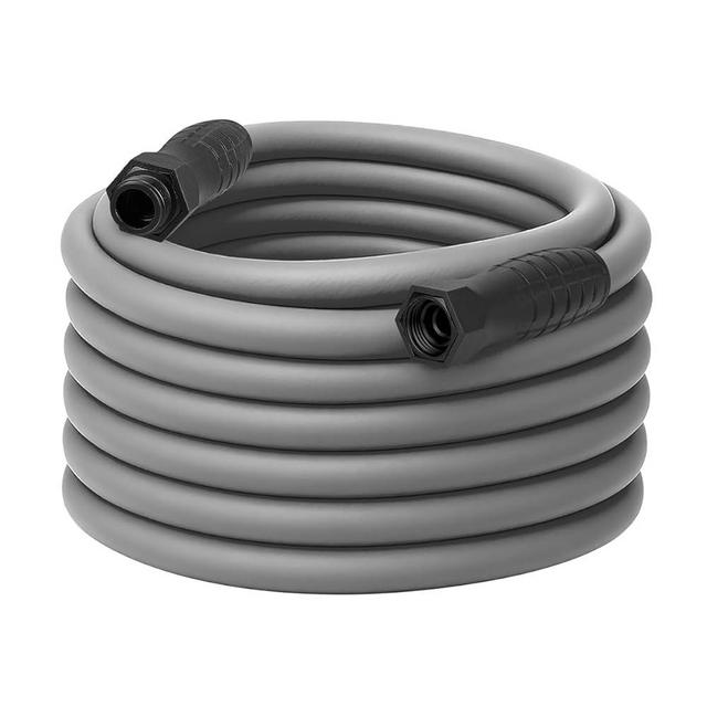 Flexzilla Colors™ SwivelGrip® Garden Hose, 5/8" x 75', 3/4" - 11 1/2 GHT Fittings, Slate Grey