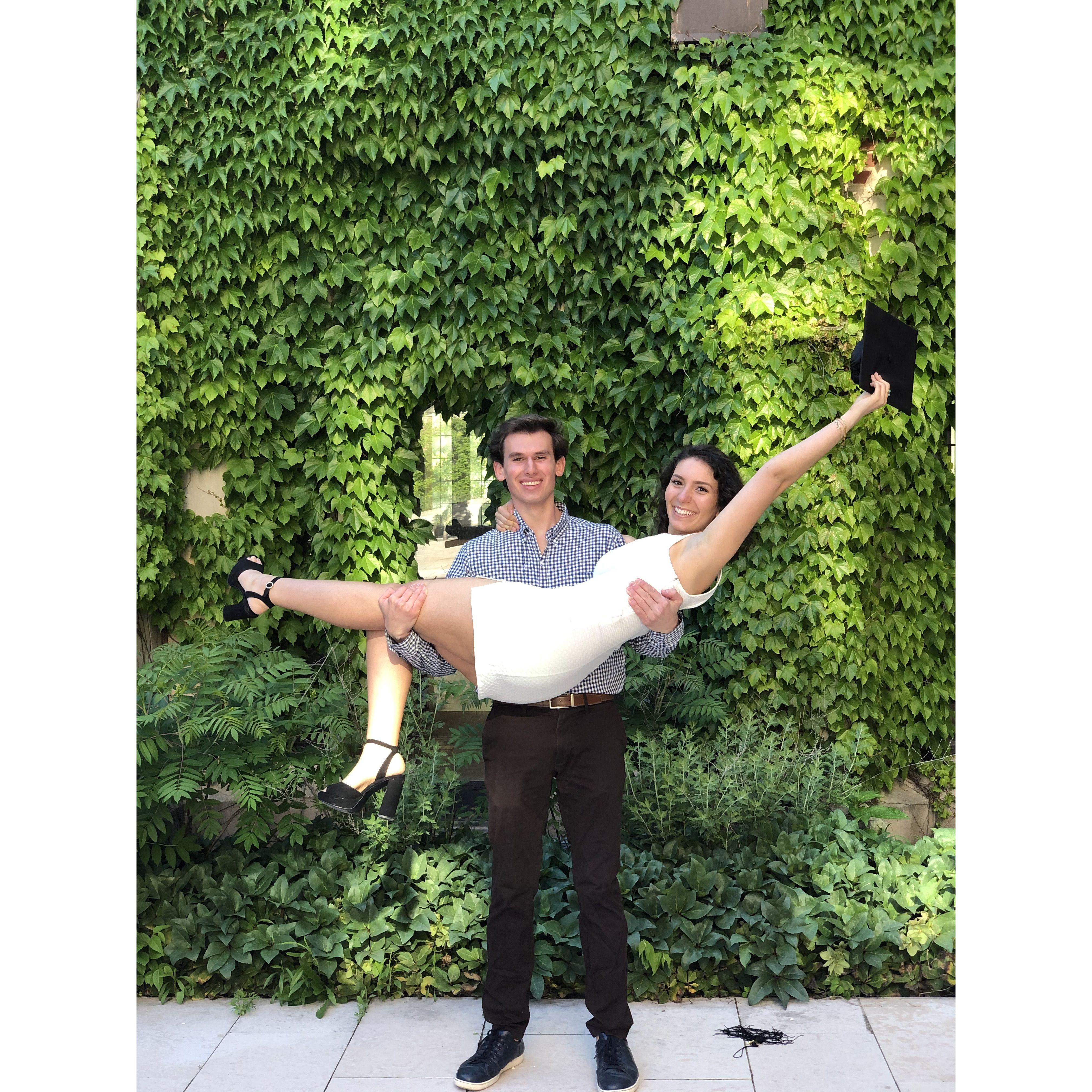 Christina's undergrad graduation