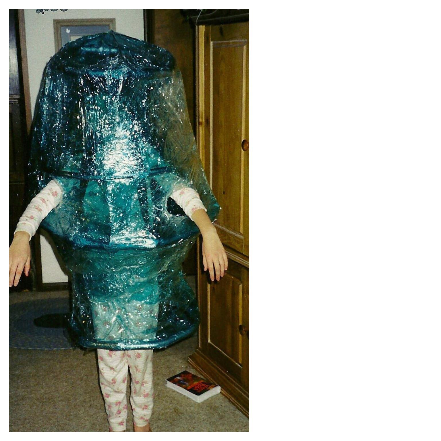 9 year old Erin wanted to be a lightbulb for Halloween..clearly destined to fall in love with an electrical engineer