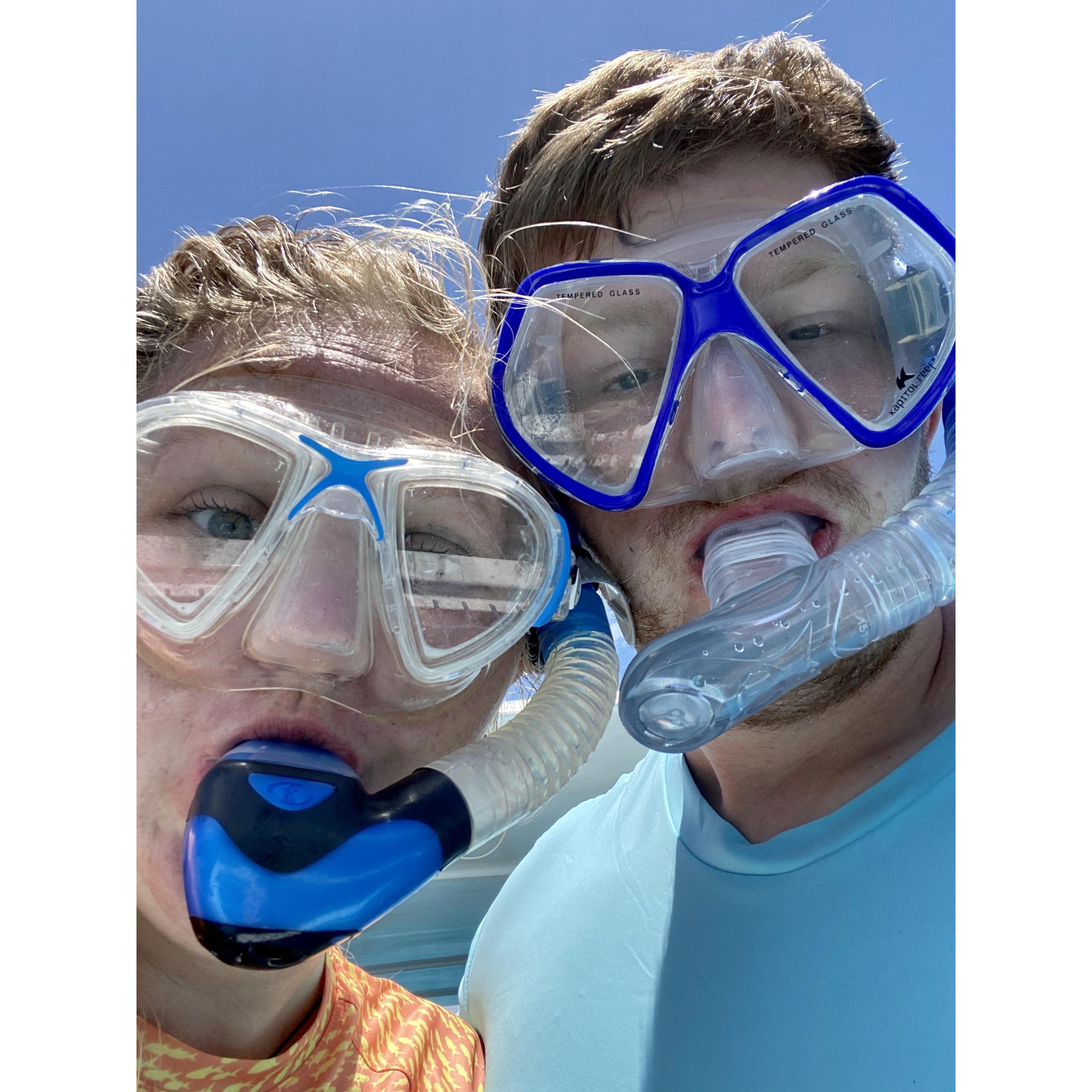 Snorkeling in the Keys June 2020 - Sams birthday
