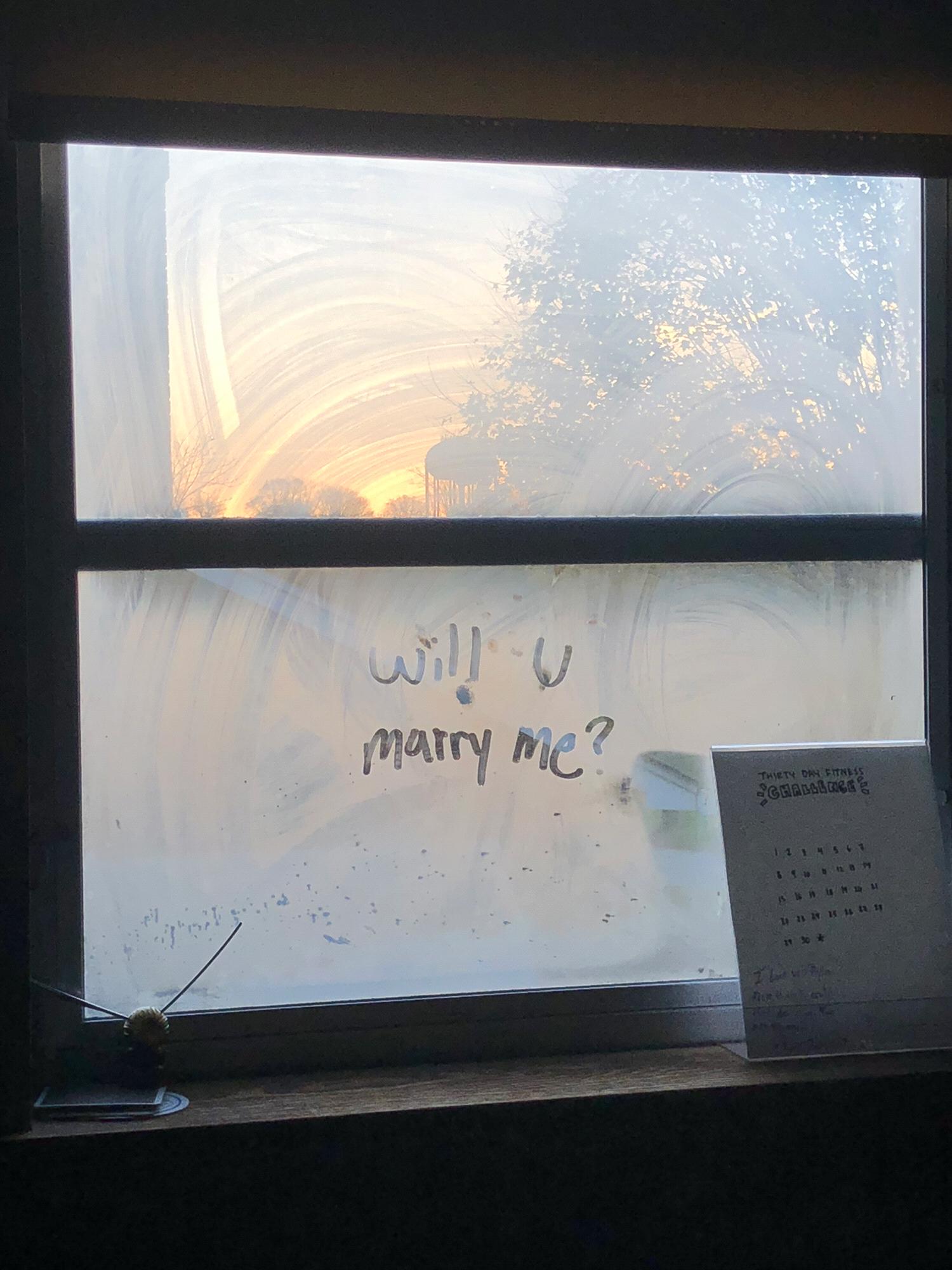 She said yes! -J