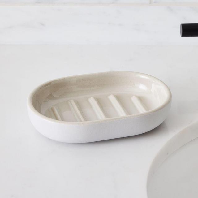 Kaloh, Soap Dish, Ceramic, White