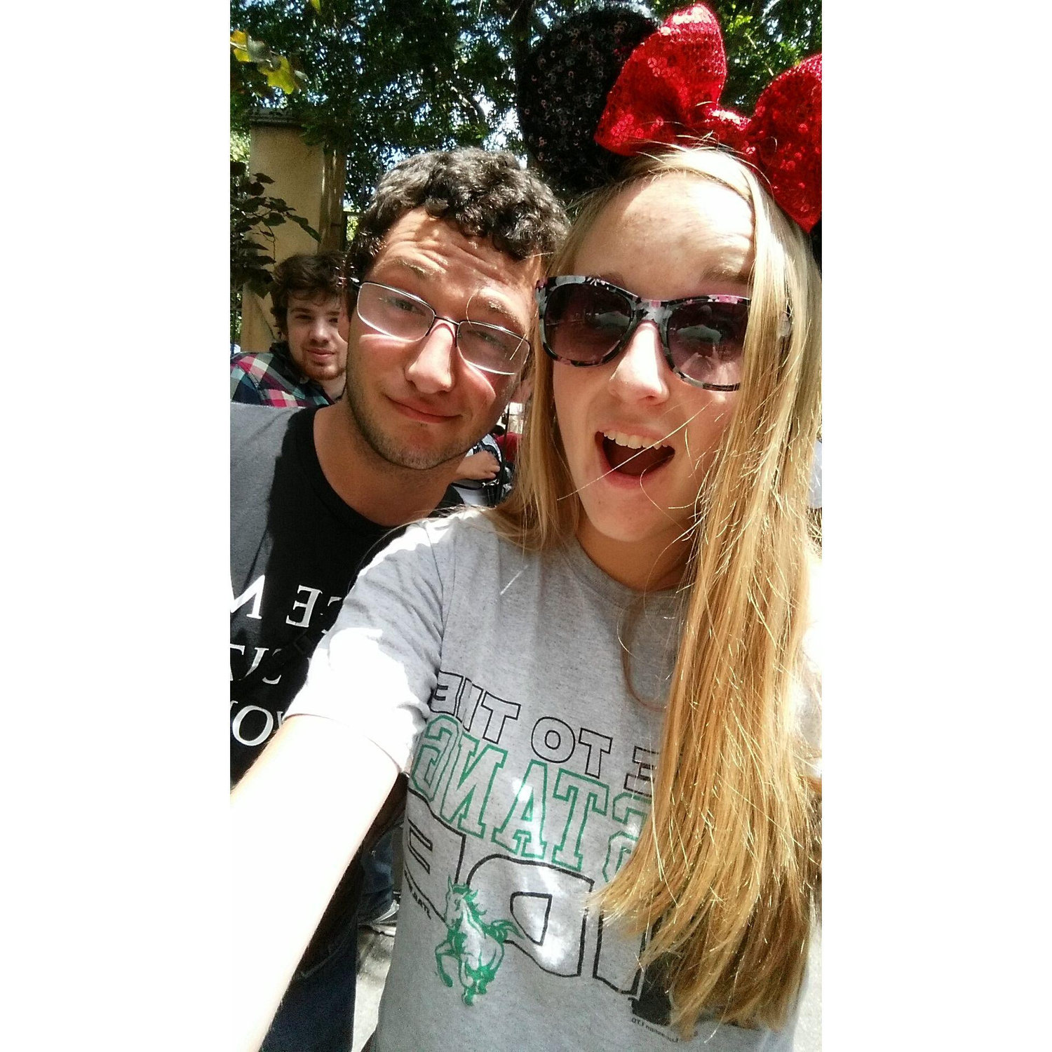 First Disneyland trip together
