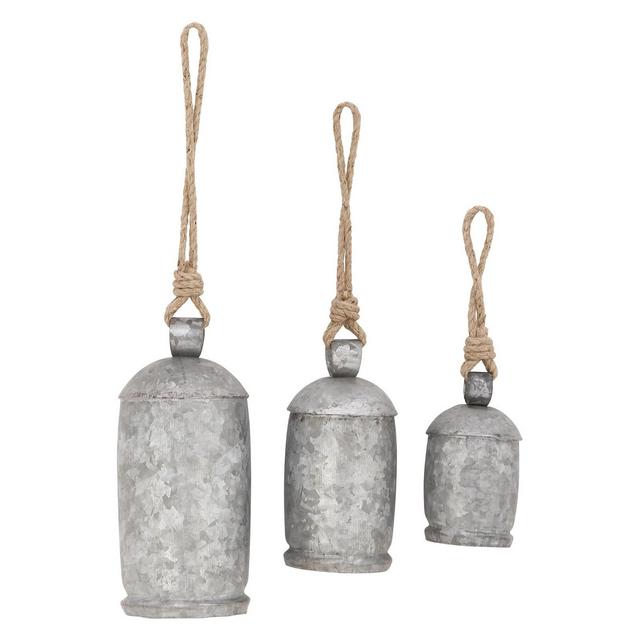 20"H Iron Wind Chime - Brass - Olivia & May