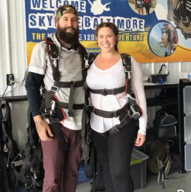 First time skydiving. 2017.