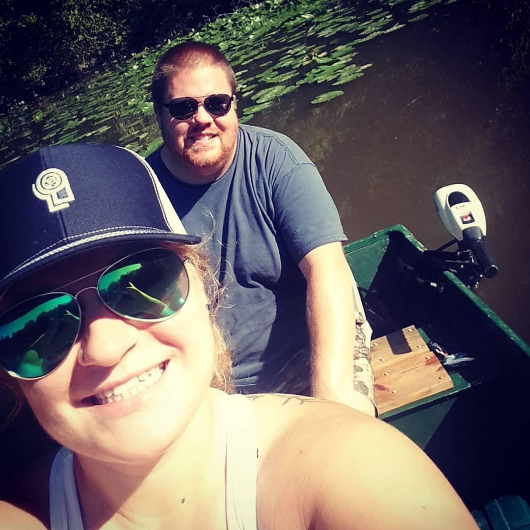 We like to fish! Fisher-woman in training