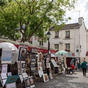 Artist Portrait in Montmartre