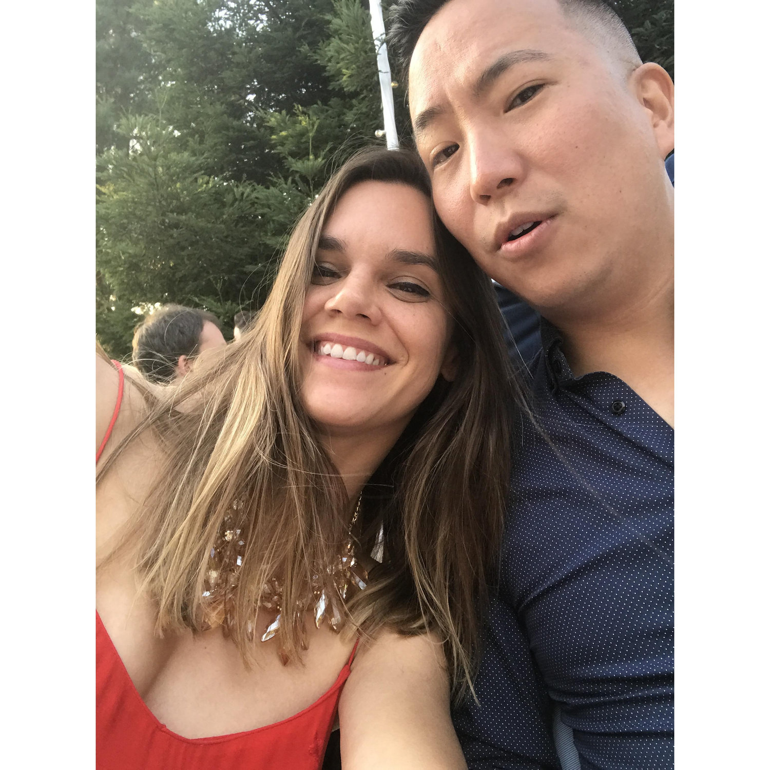 At Mike and Judy's wedding in CA, October 2017