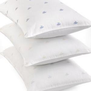 Lauren Ralph Lauren - Logo Firm Density Standard/Queen Pillow, Down Alternative