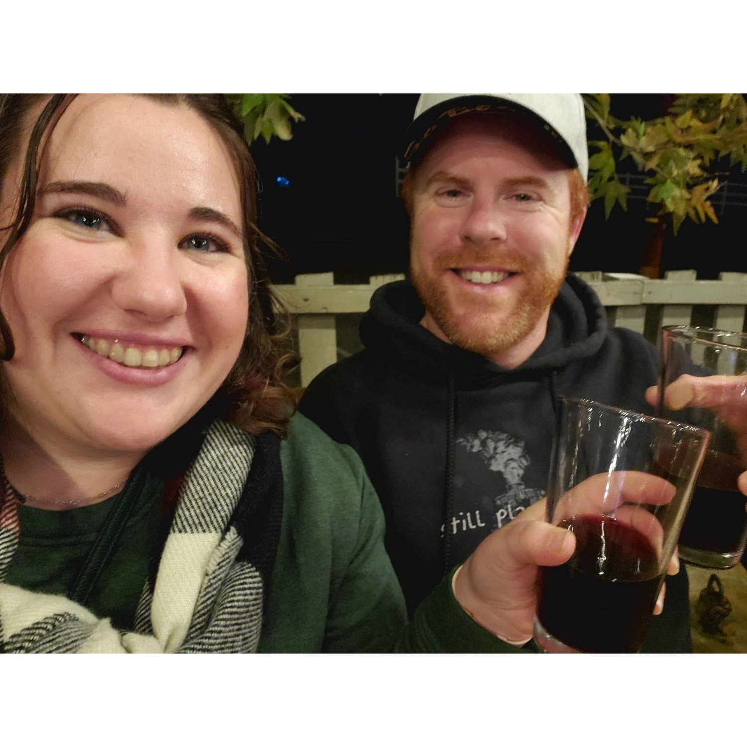 At a brewery in Julian, CA