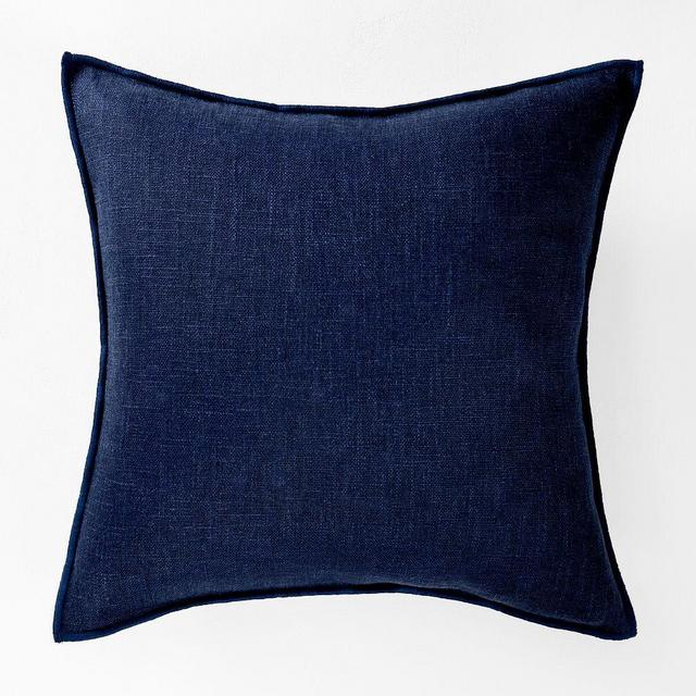 Classic Linen Pillow Cover, Midnight, 20"x20"