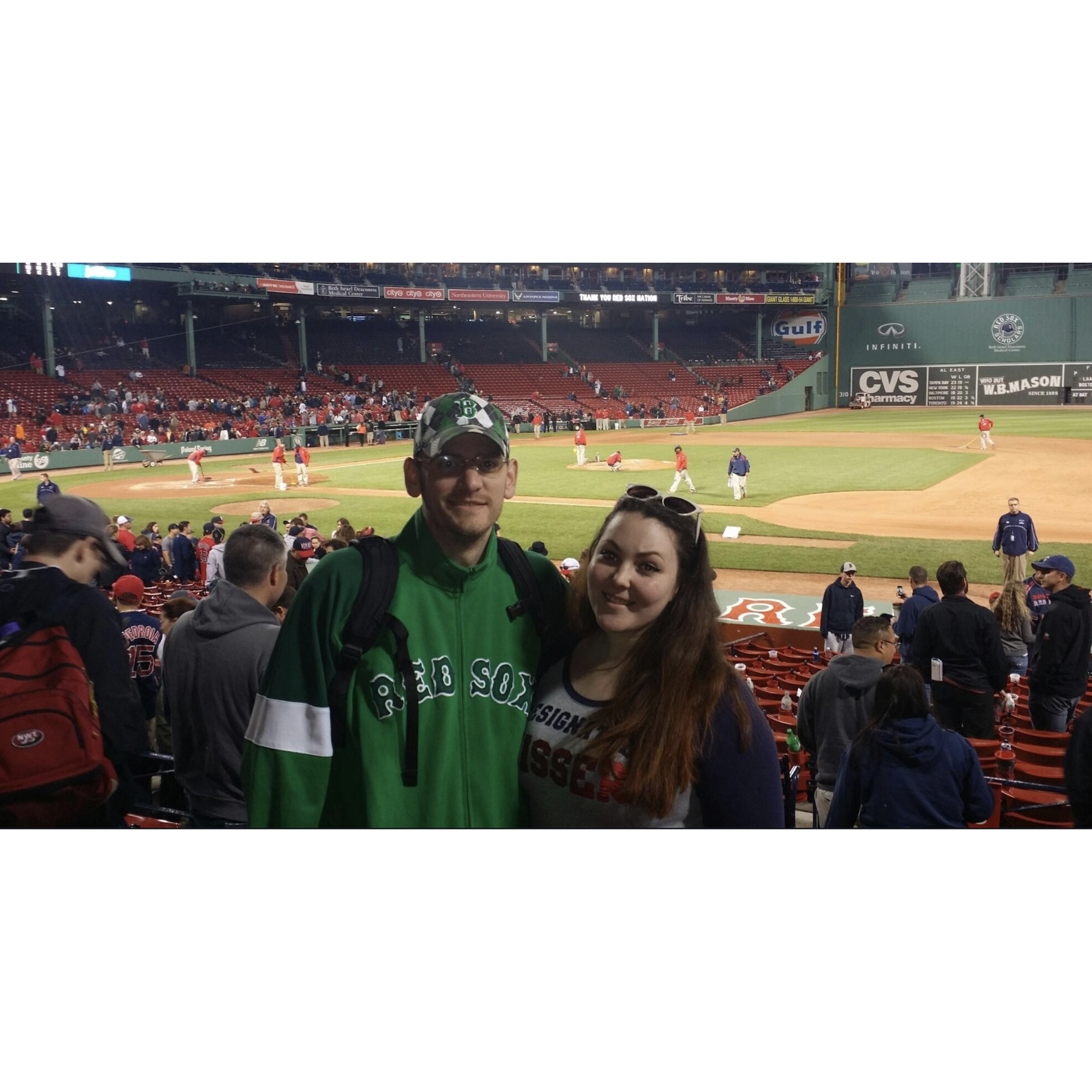 2015, our first Red Sox game!