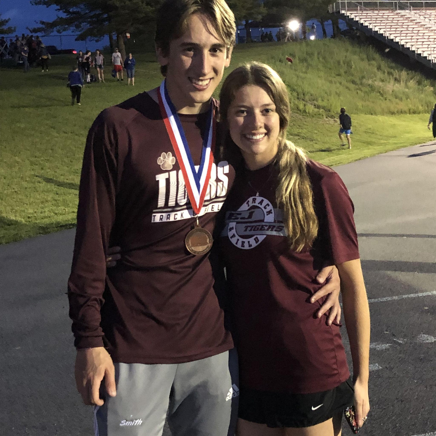Rowan's Senior year track districts