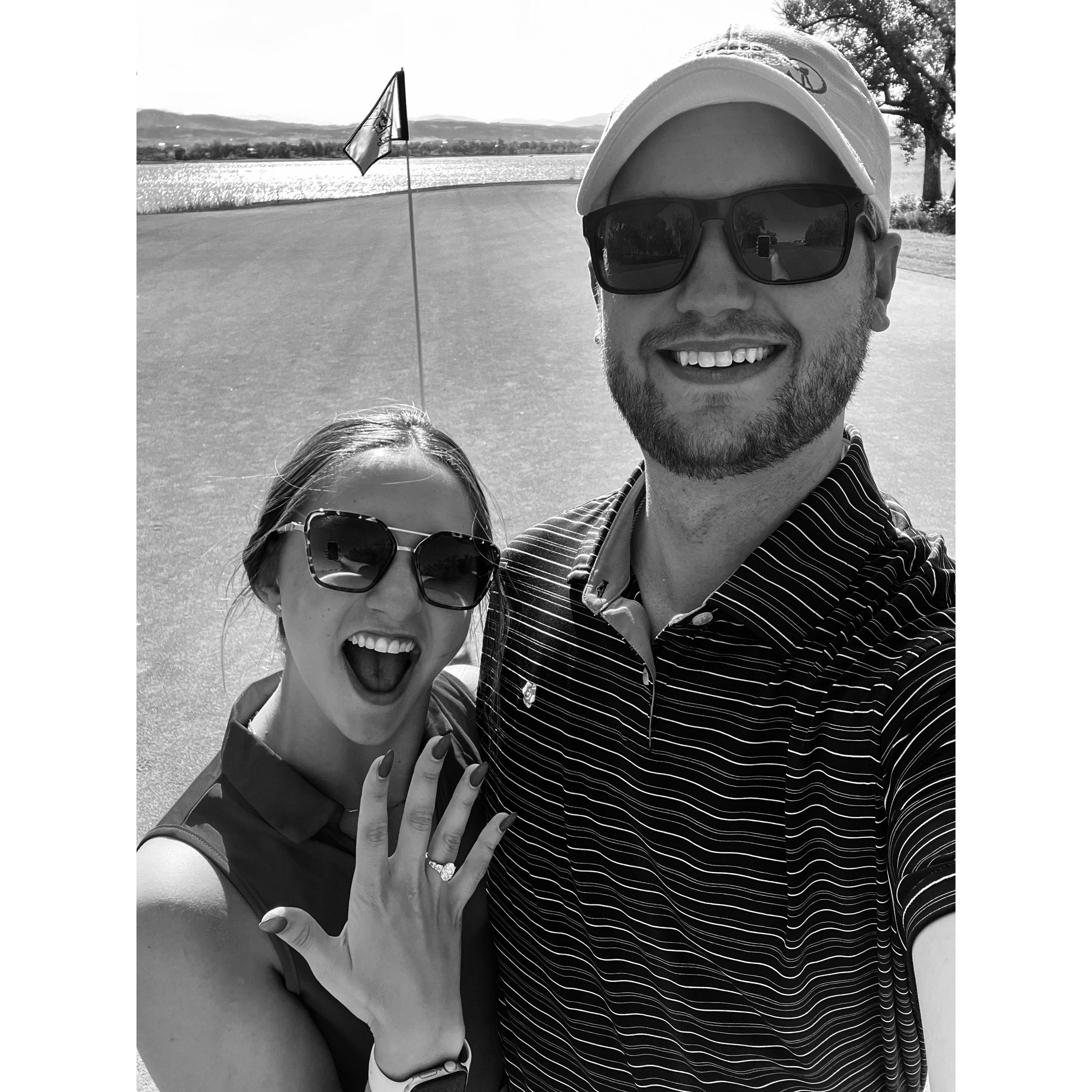 Where we got engaged!