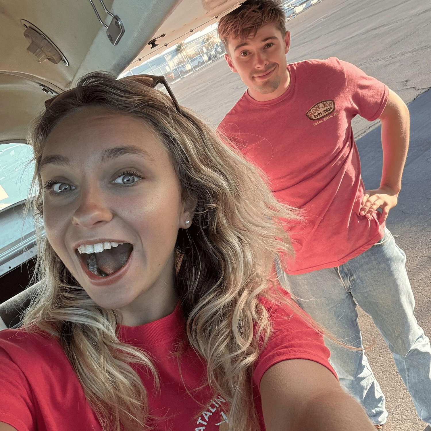 Our first flight date.
