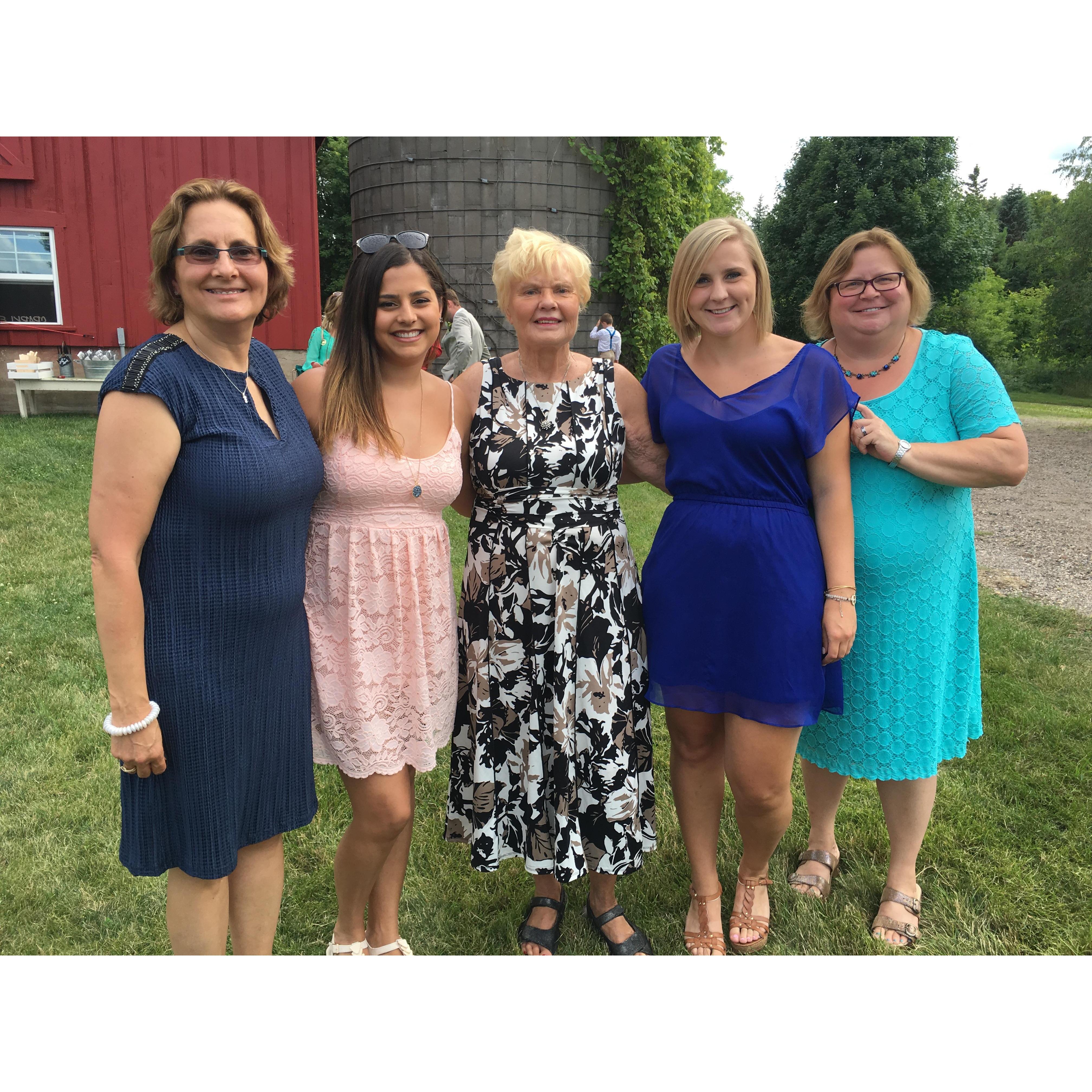 3 Generations: Gammie (Lori), Kyra and Subie, Bree and Yaara