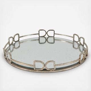 Valentina Round Mirror Tray