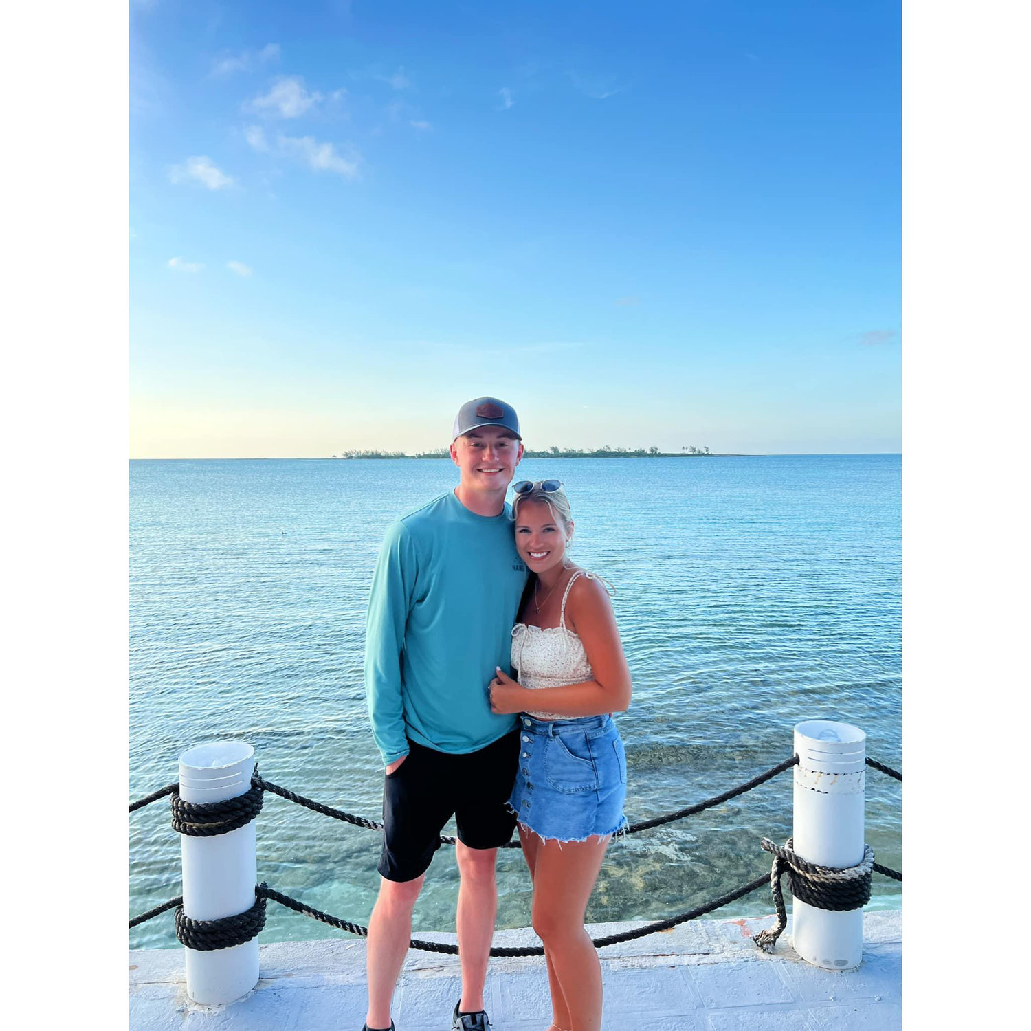 Taylor's first vacation with Gunnar's family at the Bahamas!