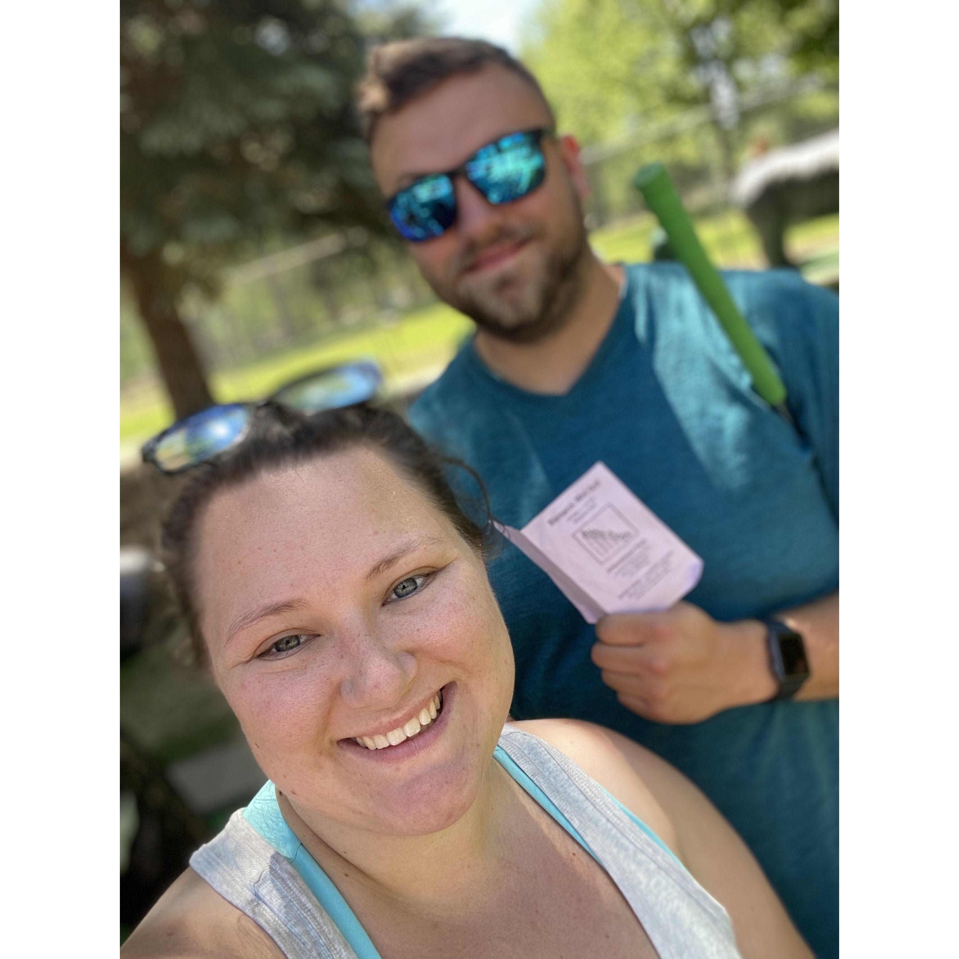 Eryn hates golf but mini golfing is a full day activity for her! You must count every stroke and there is no room for cheating!