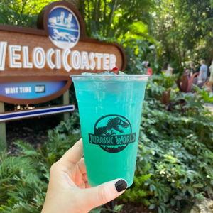 Drinks for Two at The Watering Hole in Jurassic Park