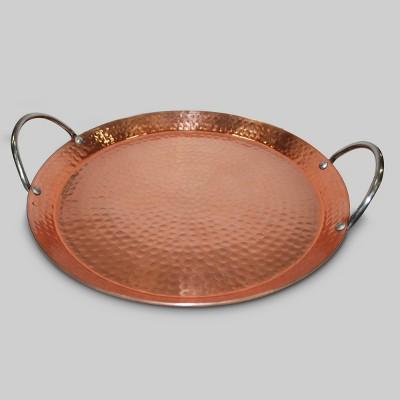 Hammered Serving Tray 12" - Copper - Threshold™