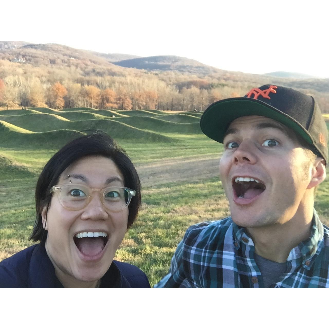 Storm King, Fall 2016. We found that waves exist up the Hudson as well!