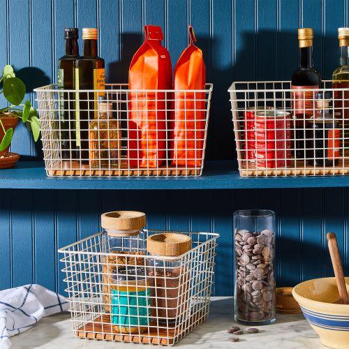 Neat Method Grid Storage Basket - Medium - White