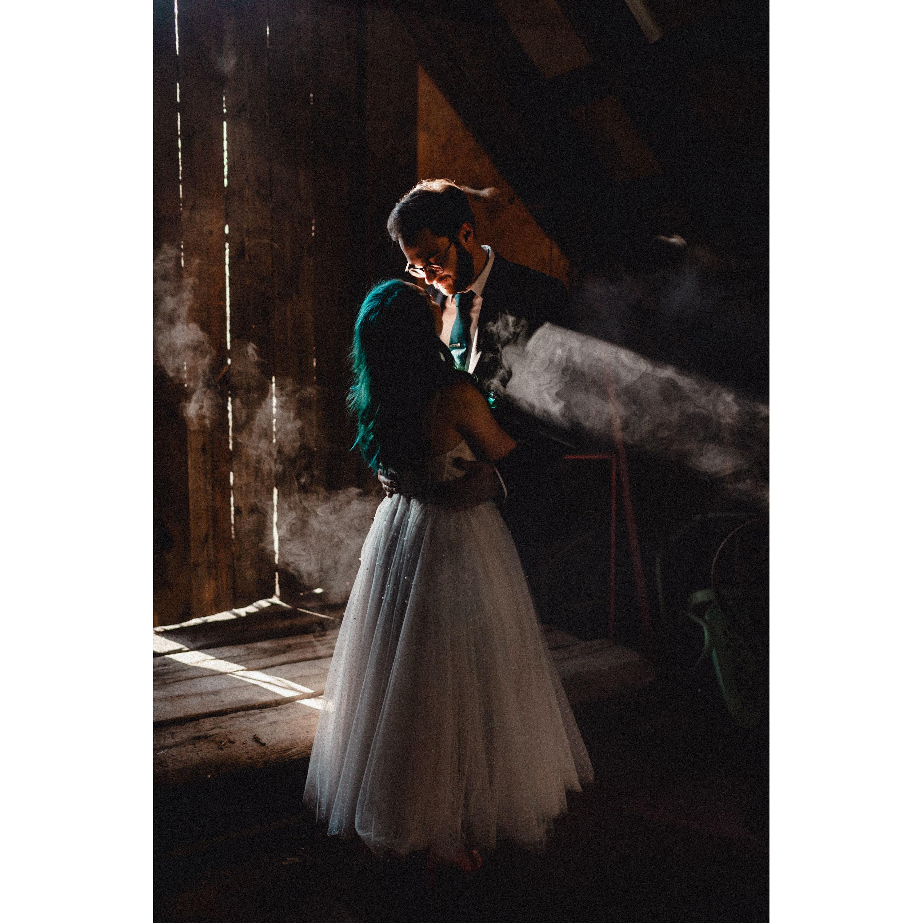 Engagement photo session with Requiem Images at Iron Eden, Summer 2022