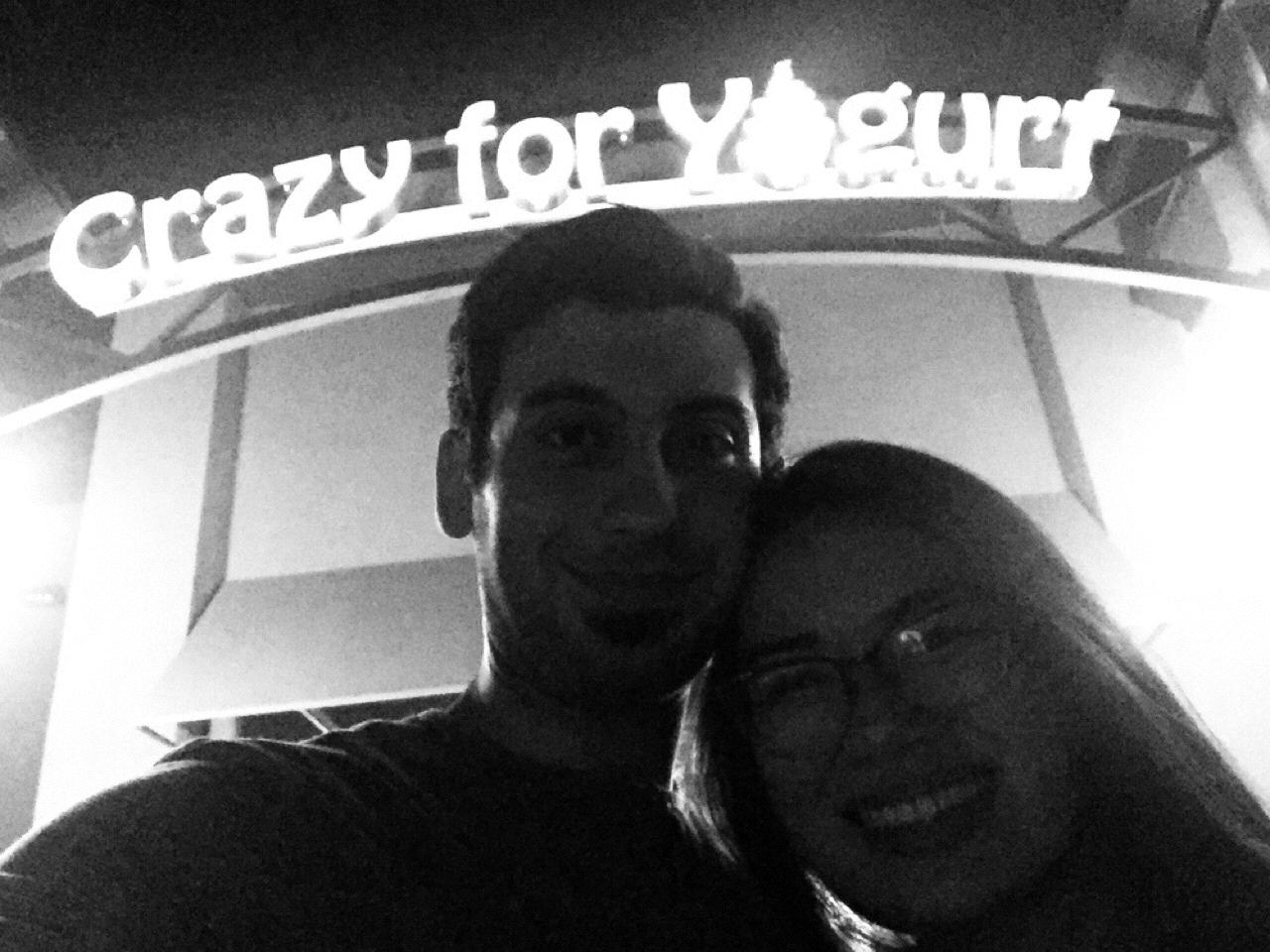 Salam is crazy for yogurt!