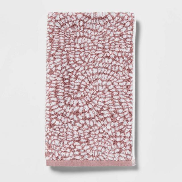 Performance Plus Hand Towel Mauve Geo - Threshold™
