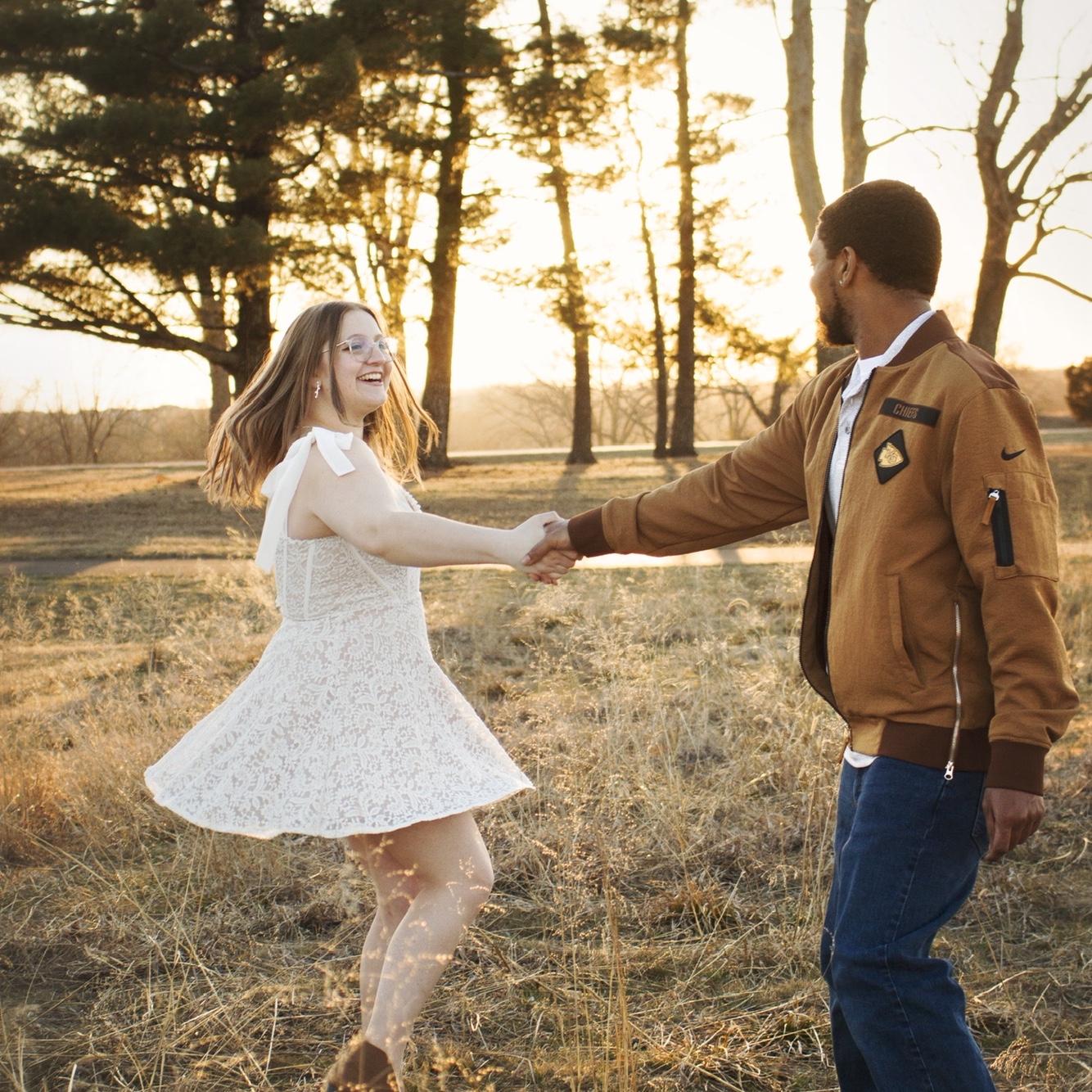 Official engagement photos with Jenn’s Portrait Photography.