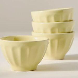 The Latte Stoneware Pasta Bowls, Set of 4: Amelie Edition