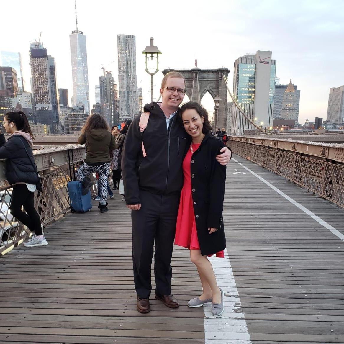 Brooklyn Bridge in NYC.