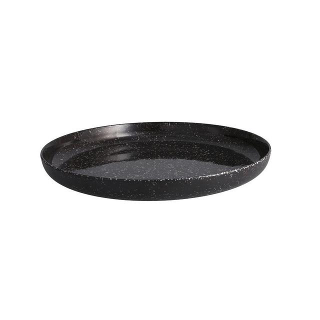 Fortessa Camp 11" Coupe Round Dinner Plate, Charcoal, Set Of 6