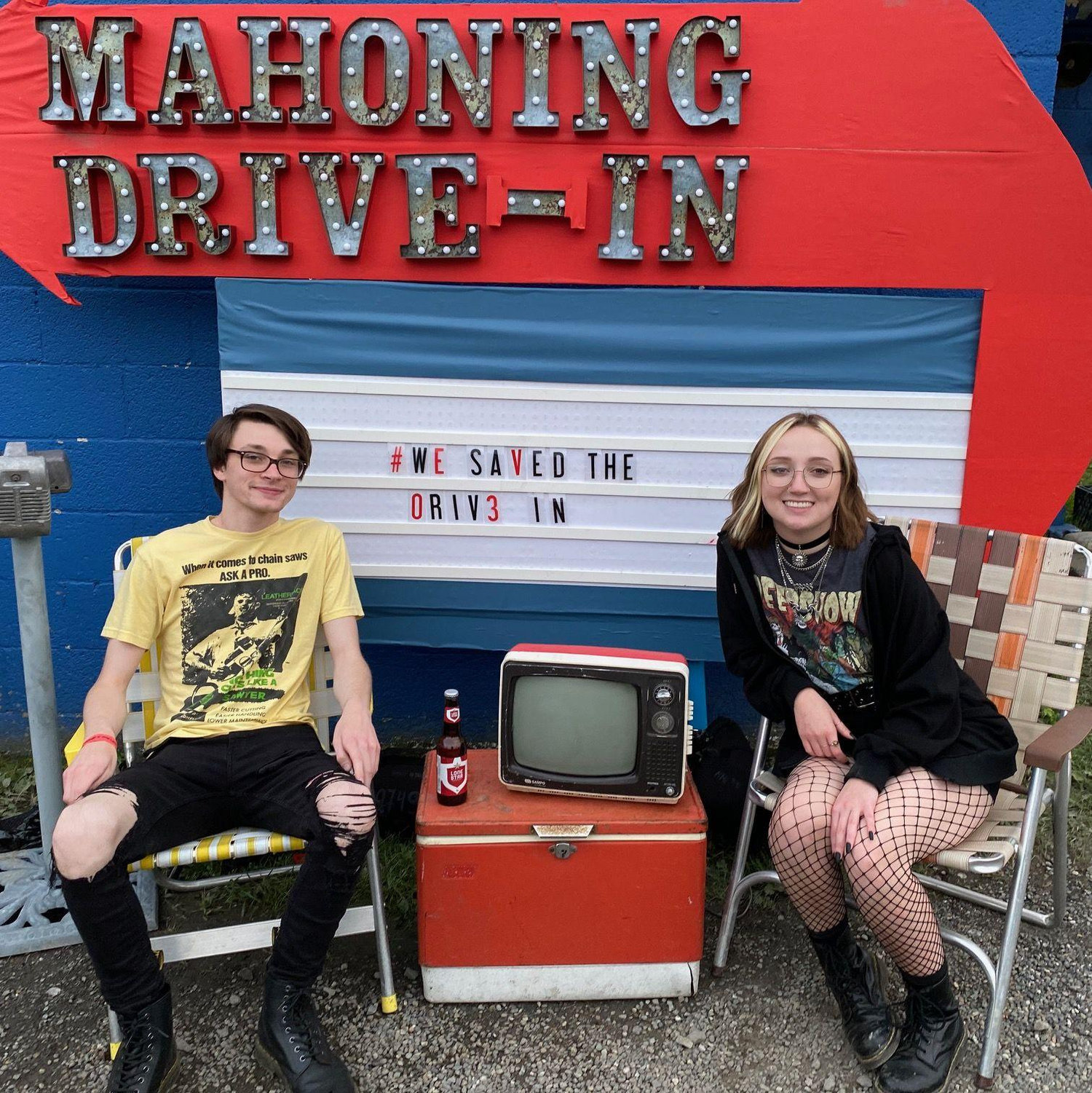 July 2021 - Our first drive-in together in Pennsylvania!
