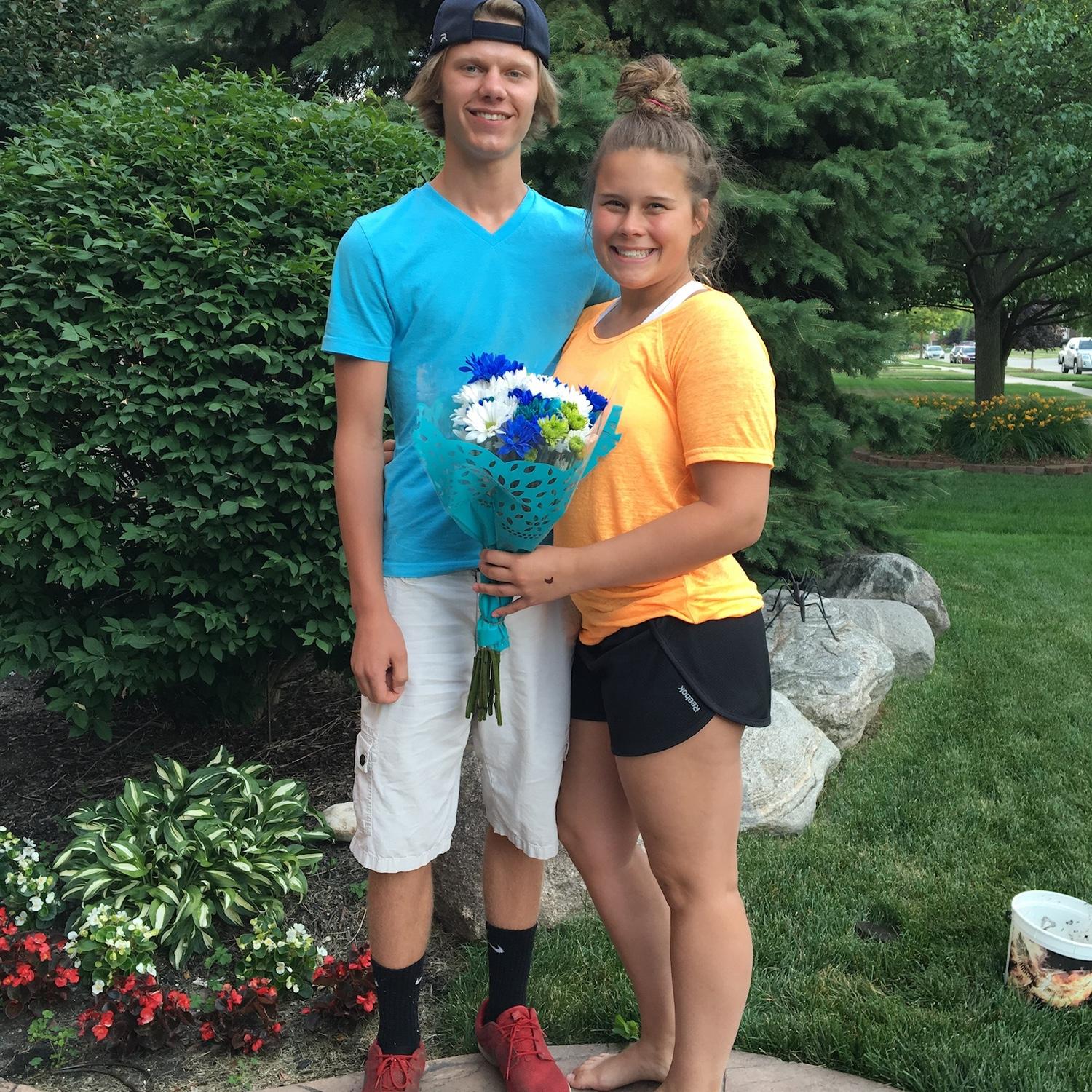 One of our first photos together! This was the day Sean asked me to be his girlfriend- June 30, 2016 💙