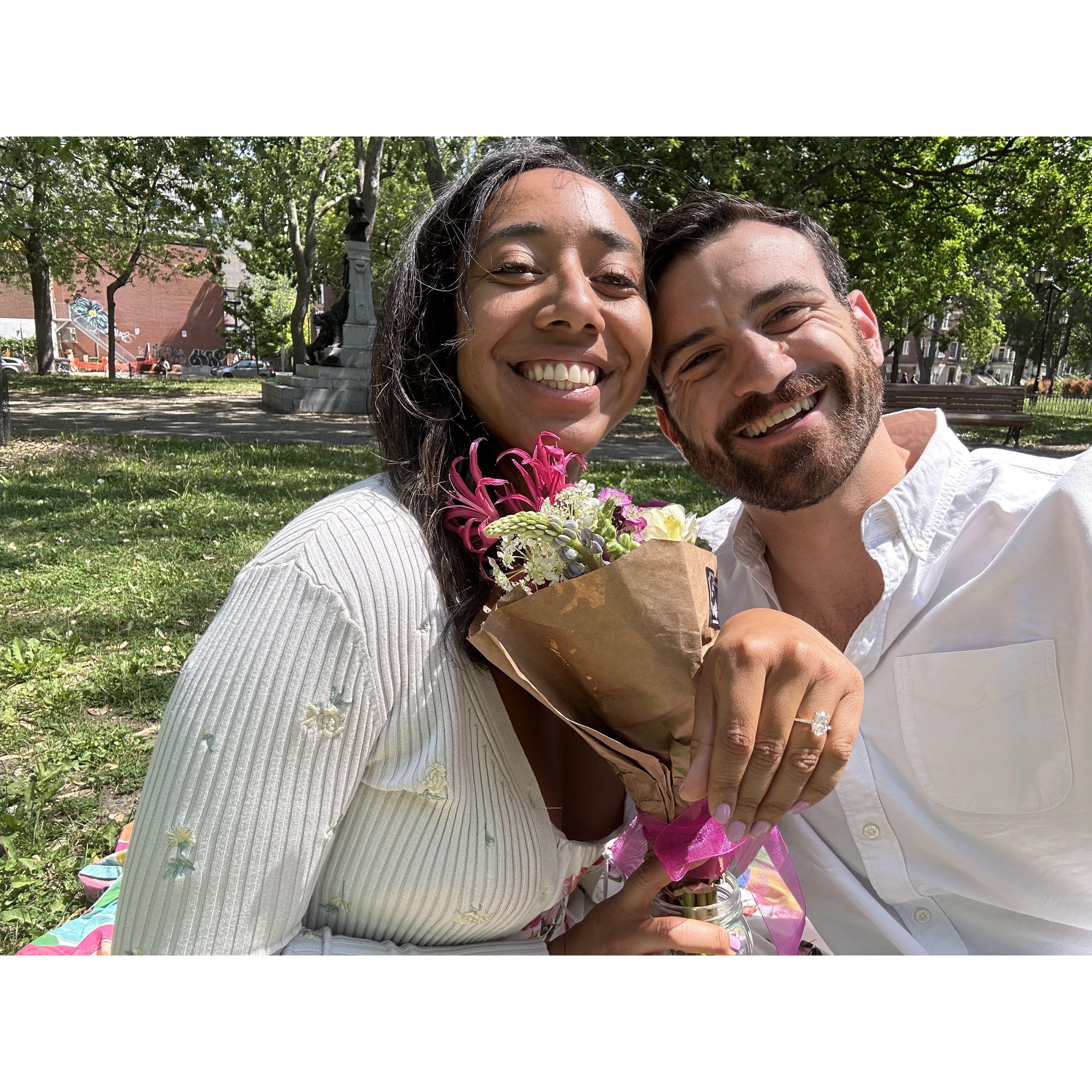She said, YES!