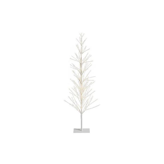 Pre-Lit Twinkling Twig Tree, White, 60"H