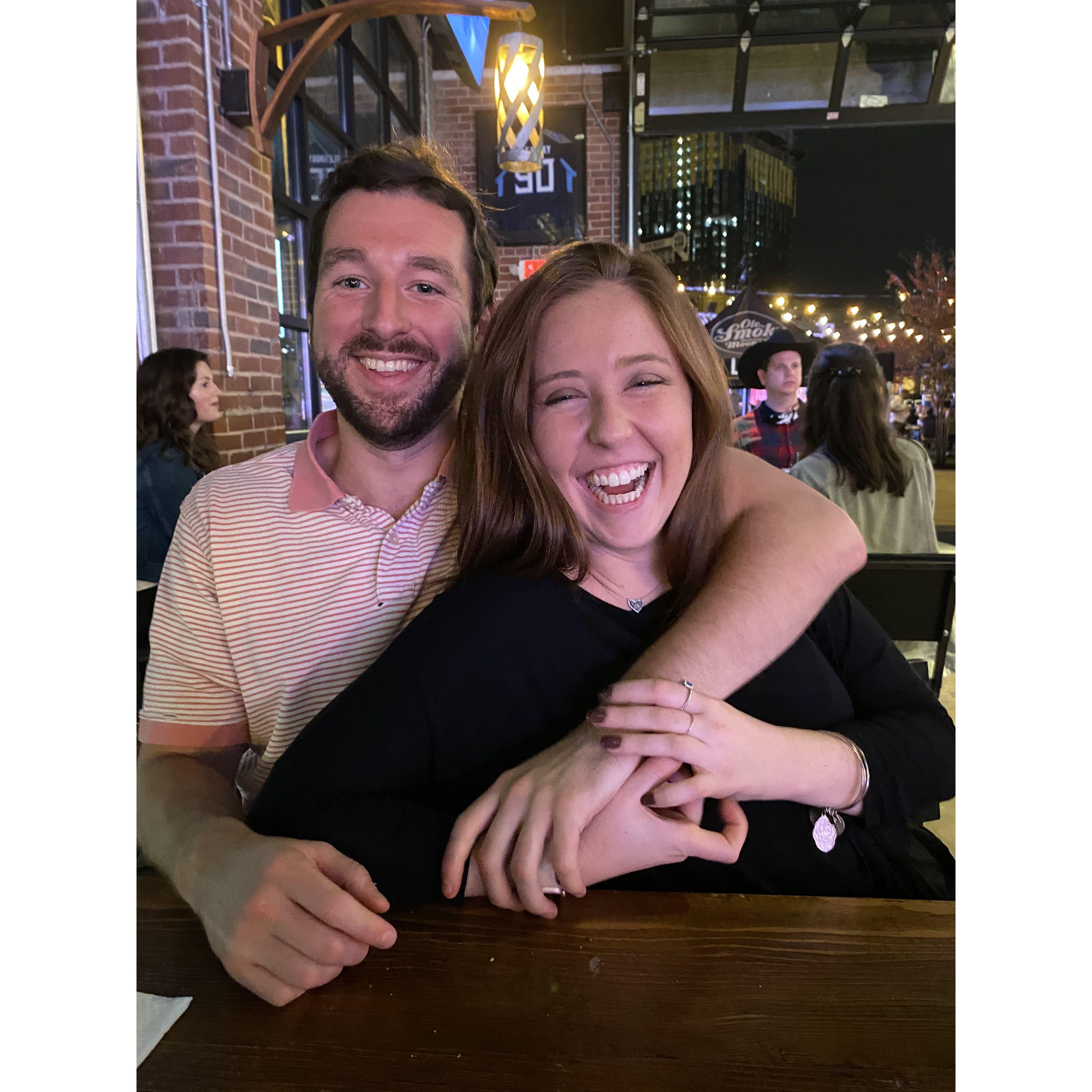 Our very first “official” picture together