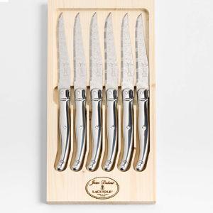 Jean Dubost Laguiole Ivory Steak Knives, Set of 6 Reviews | Crate