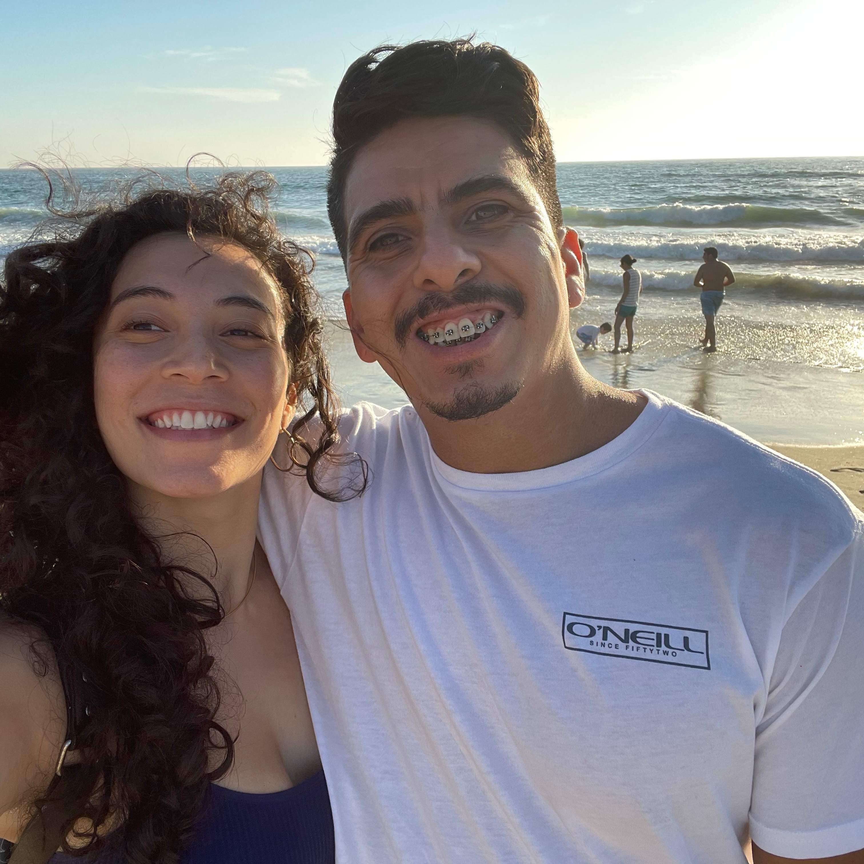 Our first beach trip! 