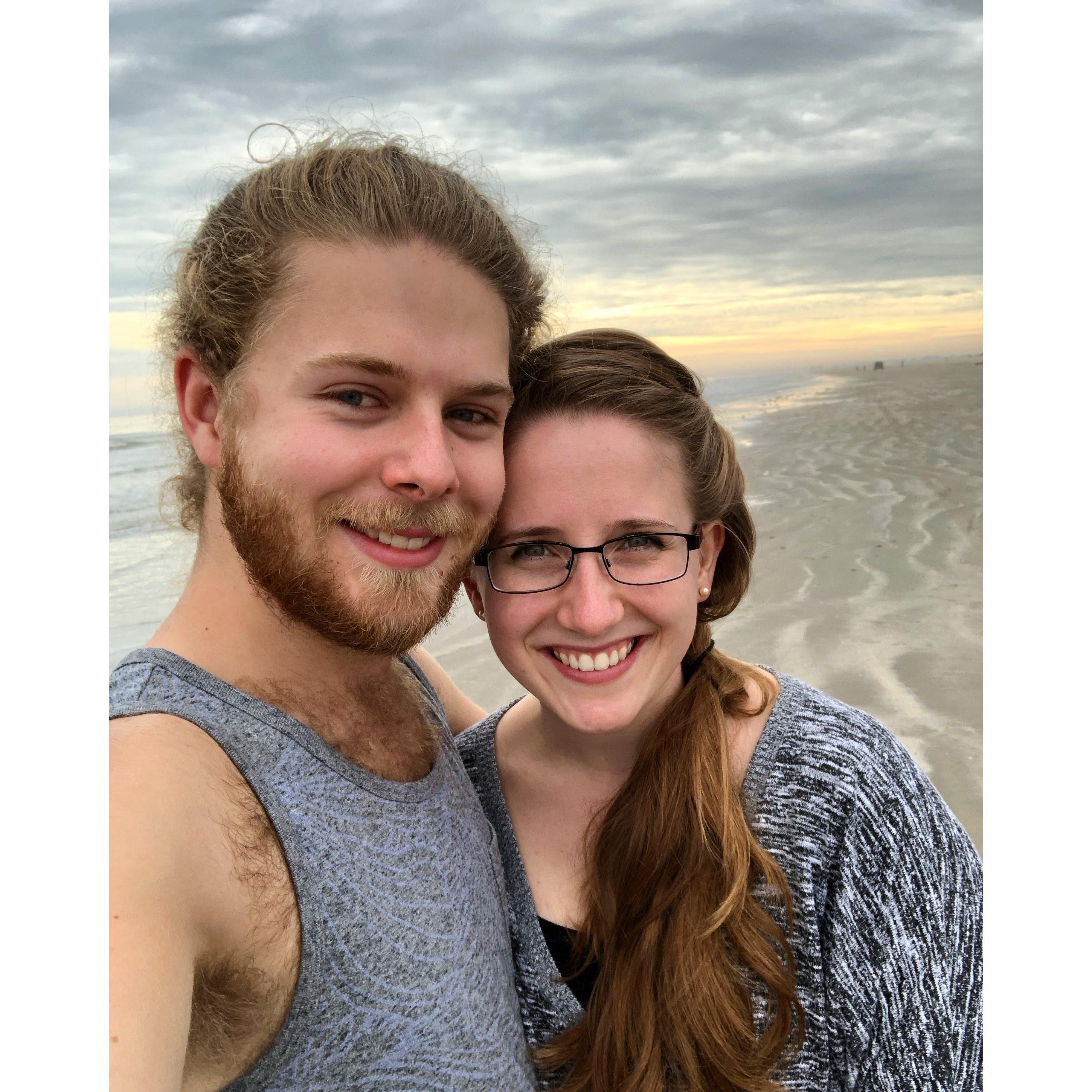 It's always a nice break from the chilly November weather of New Jersey when we visit the Ross parents in Texas. We got to go to the beach after Thanksgiving!