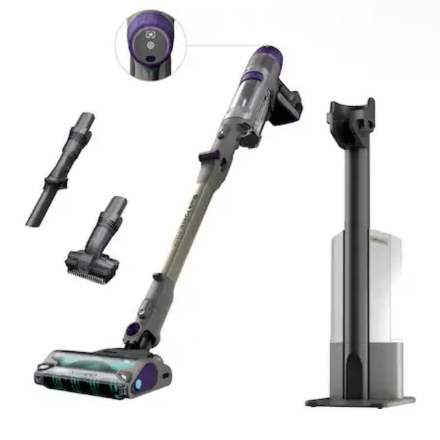 Shark - PowerDetect Clean & Empty Cordless Stick Vacuum & Auto-Empty System with Powerful Suction - Dark Gray