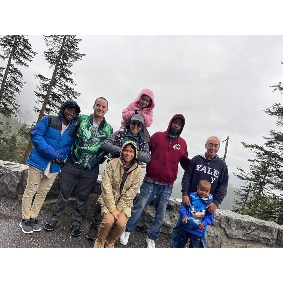 We went to Mount Rainier with family