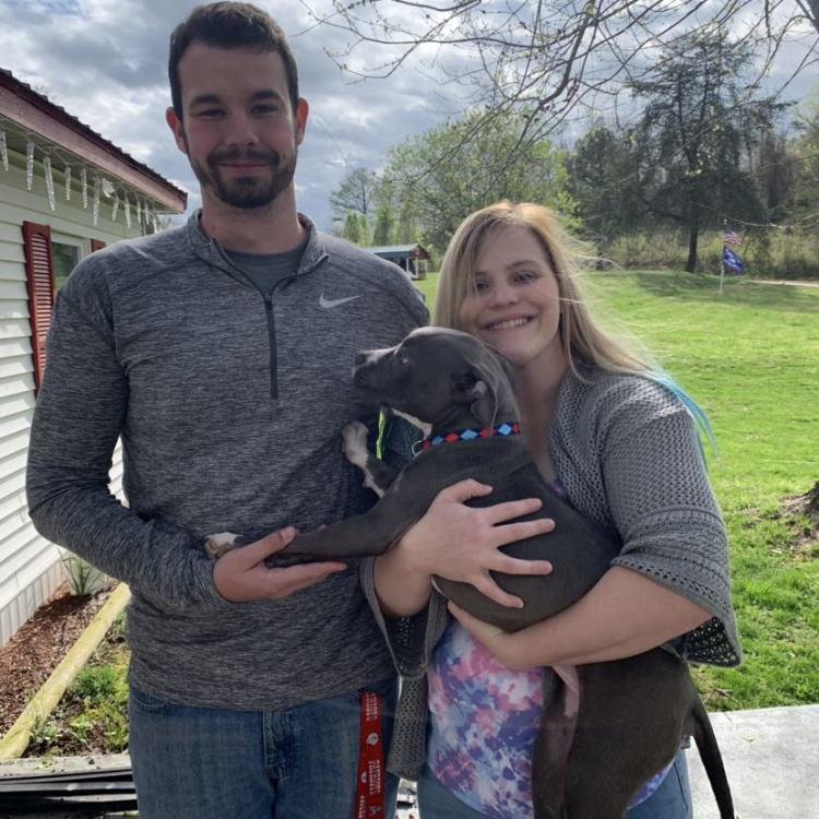 When we got our Winter-bug and took her first family picture.