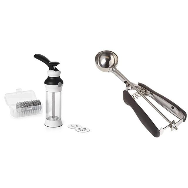 OXO Good Grips Black/Silver Stainless Steel Cookie Scoop 0.75 oz