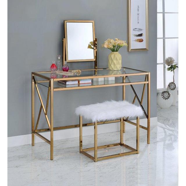 Enid Contemporary Vanity Set with Mirror
