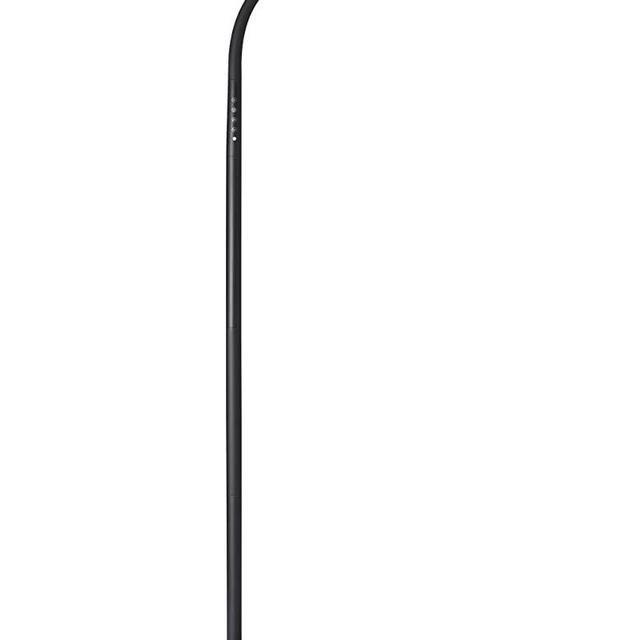 PHIVE LED Floor Lamp for Reading, Dimmable Gooseneck Standing Lamp (4 Color Modes, 5-Level Dimmer, 12W, Memory Function, Touch Control Floor Light for Living Room, Bedroom, Office) Black