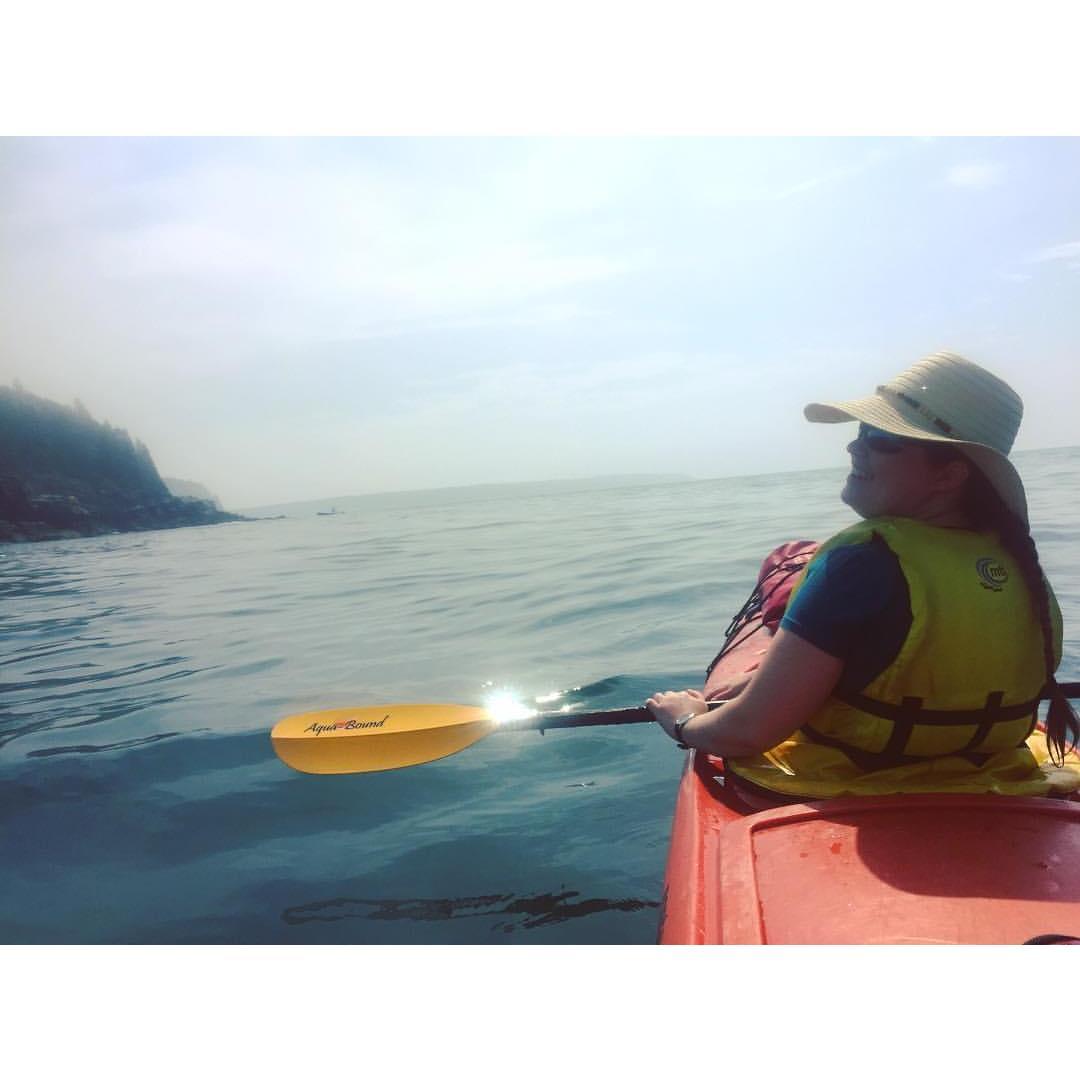 Kayaking in Bar Harbor, Maine, August 2016